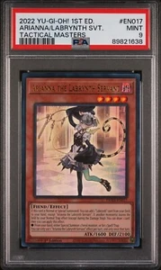 2022 YU-GI-OH! TAC MASTERS EN017 ARIANNA THE LABRYNTH SERVANT 1ST RDT PSA 9 4642 - Picture 1 of 1
