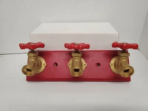 Faucet Coat Rack  Red 3 Hanger Clothes Rack Decoration Mueller b/k - Picture 1 of 7