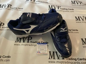 Orel Hershiser Autograph Size 9 Vintage Low G5 Baseball Cleats w/ 88 WS MVP PSA - Picture 1 of 7