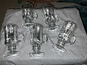Juego de 5 tazas de café irlandés Libbey de 6 pulgadas vintage muy pesadas barra o café - Imagen 1 de 20