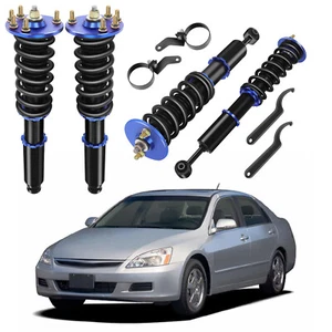 Coilovers Suspension Kit For 2004-2008 Acura TSX Shock Struts Adj. Height Blue - Picture 1 of 14