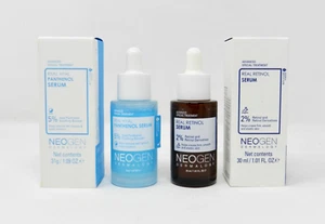 Neogen Dermalogy Real Hyal Panthenol + Real Retinol Serums Full Size Set of 2 - Picture 1 of 6