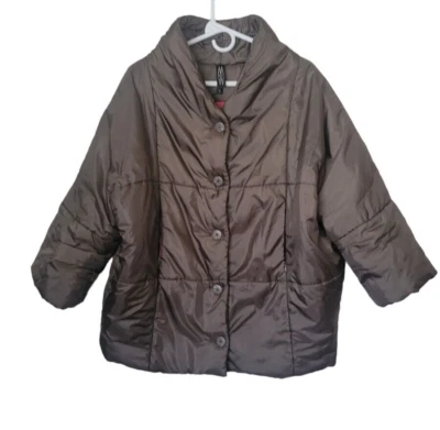 Женское стеганое пальто MarlaWynne оливкового цвета размер M - Изображение 1 из 4