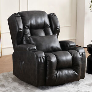 Swivel Glider Rocker Recliner Chair Manual Nursery Sofa Chairs for Living Room