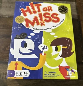 Hit or Miss Game Family Party Great Minds Think Alike RARO SELLADO NUEVO Gamewright - Imagen 1 de 2