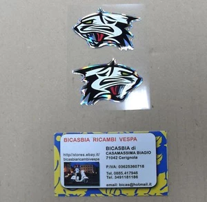 ADESIVO 3D SAGOMATO KIT 2 TESTA PANTERA - Imagen 1 de 1