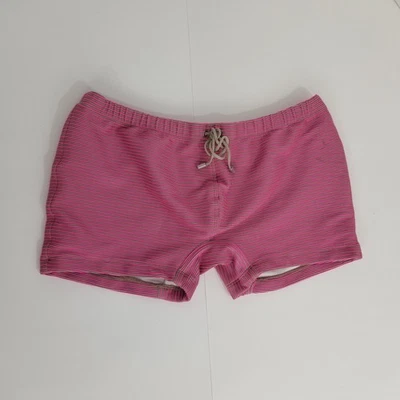 Baúl de baño Mr Turk para hombre talla M rosa tostado a rayas Foto 1 de 4