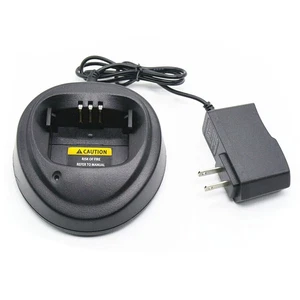 12V 1A Battery Charger for Motorola CP150 CP200 CP040 PR400 GP3688 Walkie Talkie - Picture 1 of 12