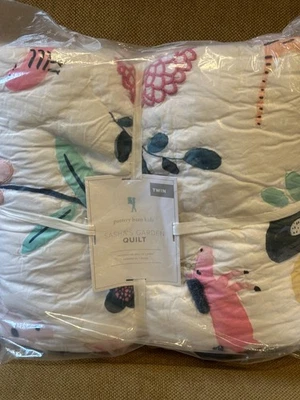 Pottery Barn Kids Sasha's Garden TWIN Quilt New w/tags $199 - Image 1 of 4