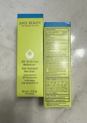 Juice Beauty SPF 30 Oil-Free Moisturizer X 2, 2 fl oz - New in Box - Image 1 of 4