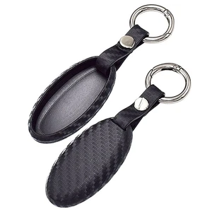 Car Remote Key Fob Cover Carbon Case Keychains For Infiniti Nissan Accessories - Picture 1 of 4