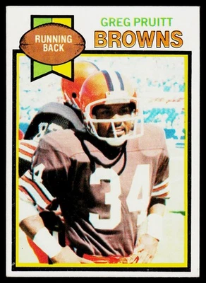 Greg Pruitt, 1979 Topps, #455, Cleveland Browns, - Image 1 of 2