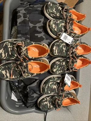 Eddie Bauer, Toddlers Shoes, Camouflage, With Bright Orange Inside - Image 1 of 4