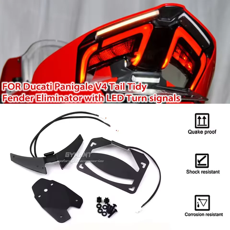 For Ducati Panigale/Streetfighter V4/S V2 2025 Plug Play License Plate Holder - Image 1 of 4