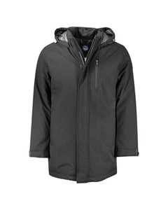North Sails Hooded Softshell Jacket Water Resistant Men Black - Picture 1 of 4
