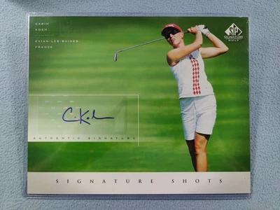 2004 SP SIGNATURE SHOTS GOLF CARIN KOCH 8x10 PHOTO AUTO AUTOGRAPH LPGA - Image 1 of 4