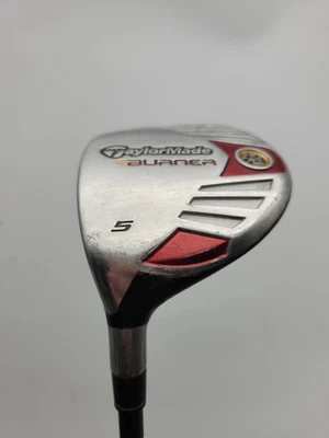 LEFTY 2007 TAYLORMADE BURNER 5 WOOD 18* SENIOR TM REAX 50 GOOD - Image 1 of 4