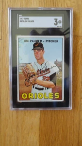 1967 Topps Jim Palmer 475 Baseball Card 2nd Year - Picture 1 of 4