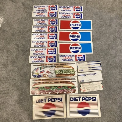 Pepsi Co рекламный лот наклейки на бампер знак калькулятор прибыли рабочий лист - Изображение 1 из 4