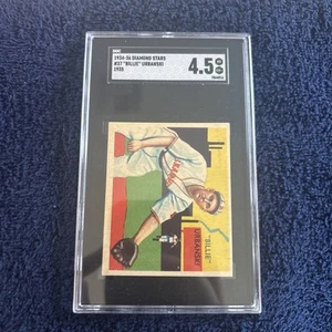 1934-36 DIAMOND STARS #37 BILLIE URBANSKI BRAVES BASEBALL CARD SGC 4.5 - Picture 1 of 3