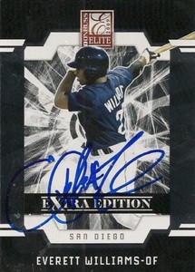 San Diego Padres EVERETT WILLIAMS Signed Card