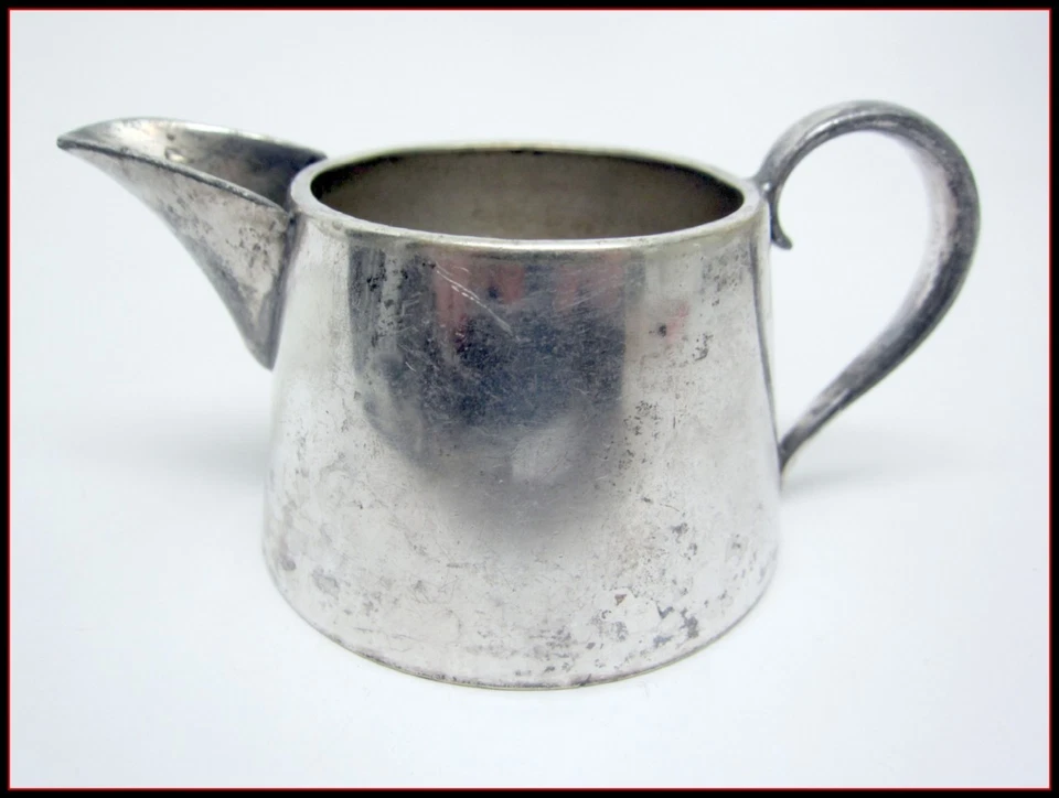 古董谢菲尔德银板复制品迷你奶壶 — 第 1/4 张图片
