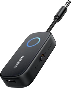 Airplane Bluetooth 5.2 Transmitter Adapter for Airpods or Headphones Dual Pairs, - Picture 1 of 9