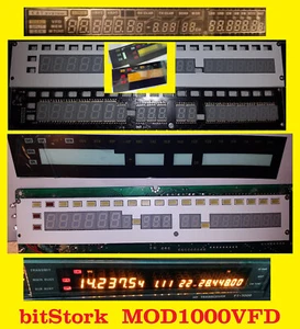 LED DISPLAY MOD1000VFD SERVICE KIT for YAESU FT-1000D FT-1000 SP2AND - Zdjęcie 1 z 6