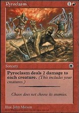 1x Pyroclasm NM, English MTG Portal 1