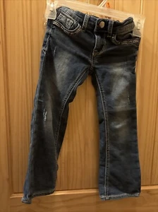 Grace In La Aztec Pocket Jeans Little Girl Size 4 - Picture 1 of 5