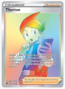 Thorton - 210/196 - Secret Rare - SWSH11 Lost Origins- M/NM- New - Picture 1 of 1