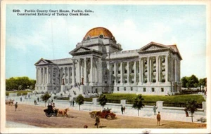 PUEBLO COUNTY COURT HOUSE Pueblo, Colorado CO unused Postcard - Picture 1 of 2