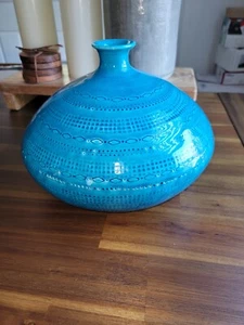 Vintage Mid Century Modern Bitossi Style Ceramic Vase Ceramiche Tradinate - Picture 1 of 4