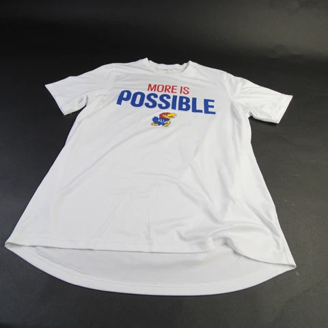 Kansas Jayhawks adidas Creator Short Sleeve Shirt Men's White Used Cover
