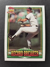 1991 Topps Bobby Thigpen 1990 Record Breaker #8 Chicago White Sox