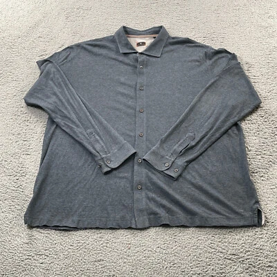 Left Coast Tee Shirt Mens XL Long Sleeve  Knit 100% Cotton Gray Designer - Image 1 of 4