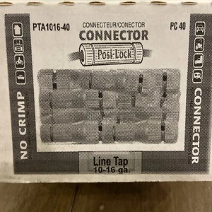 Posi-Lock® Steckverbinder, Leitungsgewindebohrer Stärke 10-16 40 Stück PTA1016-40 - Bild 1 von 2