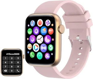 Smart Watch, 1.9" Touch Screen Smart Watch for Android & iOS Phones PINK - Picture 1 of 7