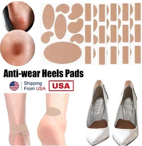 44Pcs Anti-wear Heels Stickers Moleskin Tape for Feet Blisters Adhesive Pads USA - Picture 1 of 14
