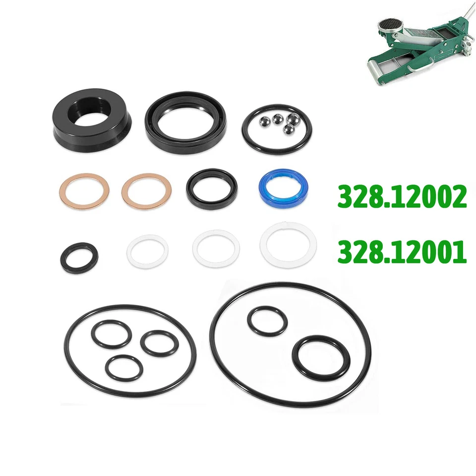 Kit de reconstrucción de sellos 328.12002 para todos los años Sears Craftsman gato de piso de 1,5 toneladas Foto 1 de 4