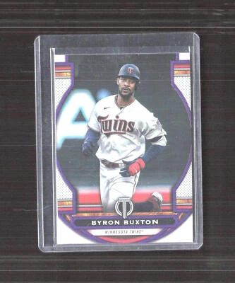 2023 Topps Tribute #53 Byron Buxton Purple #/50 - Image 1 of 2