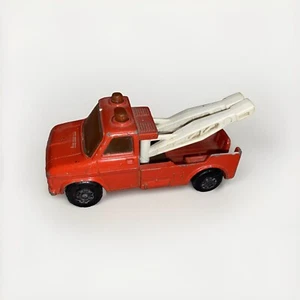 VTG 1978 Matchbox Lesney Superfast No. 61 WRECK  TRUCK Tow Truck Red England - Picture 1 of 7