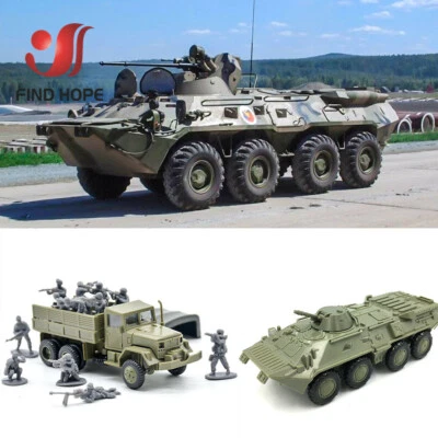 Camión 1/72 Ejército BTR-80 M35 Vehículos Militares Montar Modelo Bloque Colecciones - Imagen 1 de 4