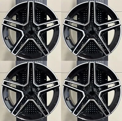 20" Wheels Rims fits MERCEDES BENZ SL300 SL350 SL500 SL550 SL600 SL55 SLC300 SLK - Image 1 of 4