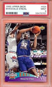 1992-93 UPPER DECK SHAQUILLE O'NEAL RC #424 PSA 9!!