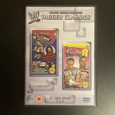 WWE Tagged Classics In Your House 7 & 8 DVD (2 Disc Set) RARE WWF - Image 1 of 2