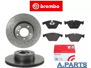 BREMBO BREMSENSATZ 348 mm GELOCHT KOMPLETT VORDERACHSE BMW 3ER E90 E91 E92 335 - Picture 1 of 1