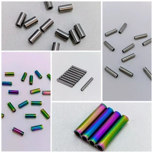 Stainless Steel Tube Beads, 6mm, 8mm, 10mm, 15mm, 20mm, Silver, Multicolour - Picture 1 of 19