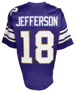 CUSTOM UNSIGNED JUSTIN JEFFERSON PURPLE JERSEY XL - Picture 1 of 1