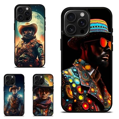 Estuche de moda resistente Space Cowboy Planet para iPhone SE4 16E 12 13 14 15 16 Pro Max Foto 1 de 4